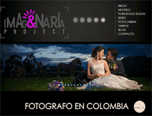 Tablet Screenshot of imaginariaprojectwedding.com